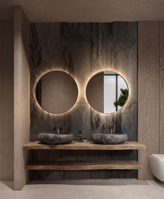 Anner Mushroom Stone flexible stone wall cladding project