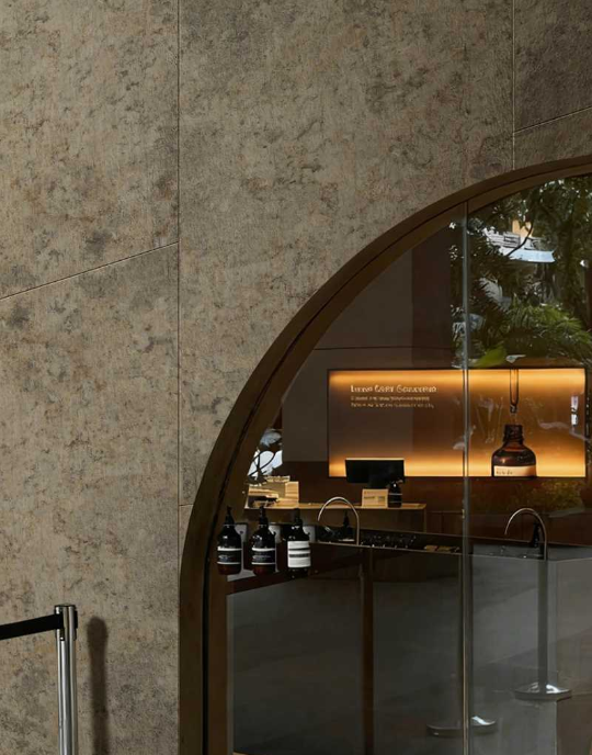 Oasis Stone flexible stone wall cladding project