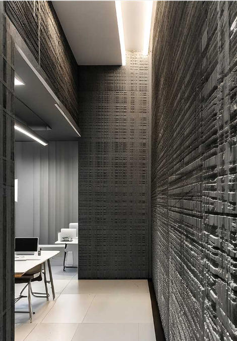 Sawn Timber flexible stone wall cladding project