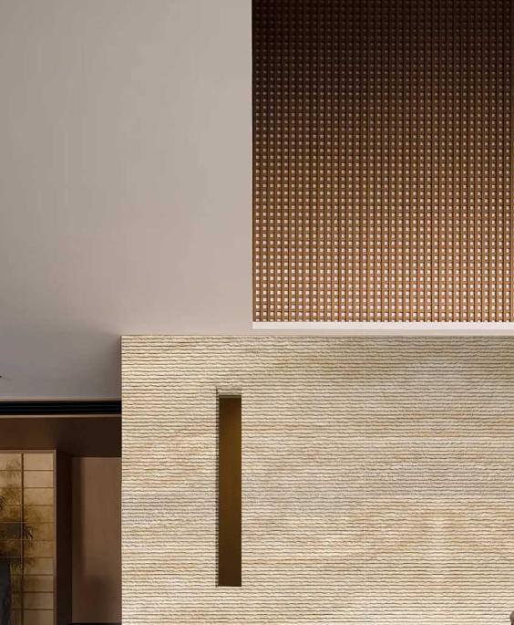 Sicily Line Stone flexible stone wall cladding project