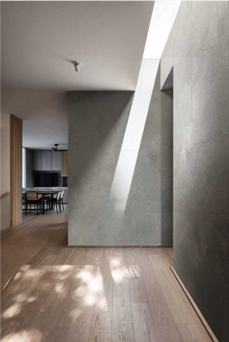 Spanish Sandstone flexible stone wall cladding project