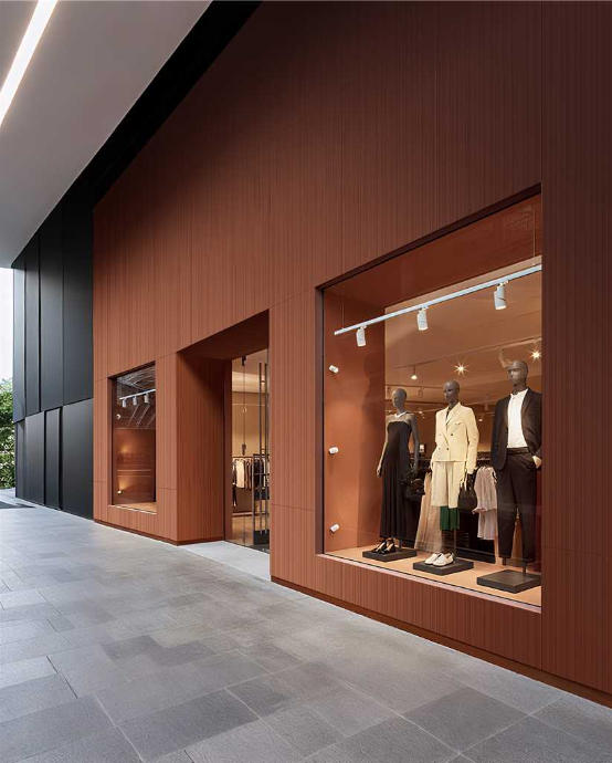 Titanium Square flexible stone wall cladding project