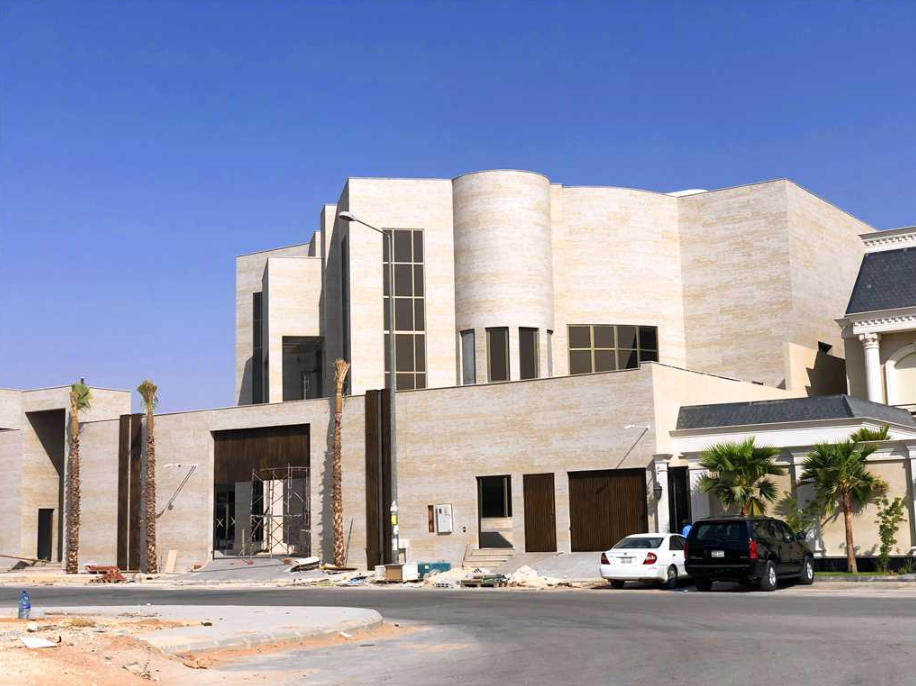 مشروع تكسية جدران بالحجر المرن ترافرتين
