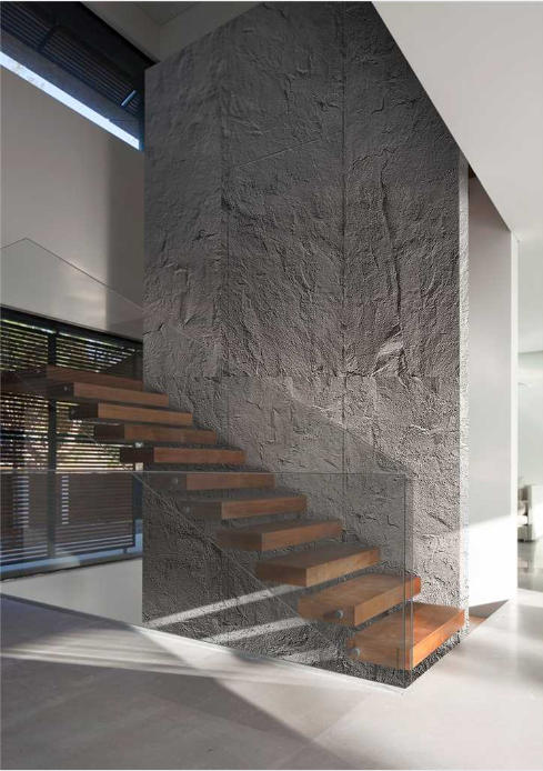 Wind and Cloud Stone flexible stone wall cladding project