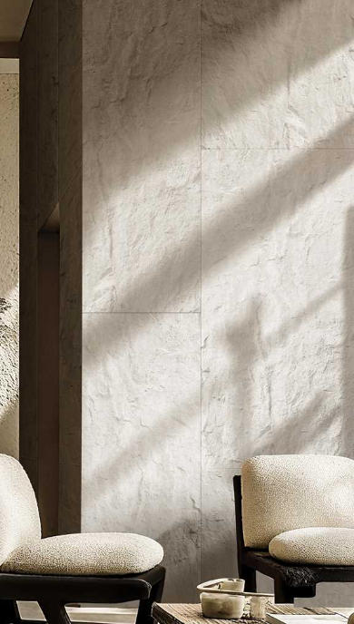 Wind and Cloud Stone flexible stone wall cladding project