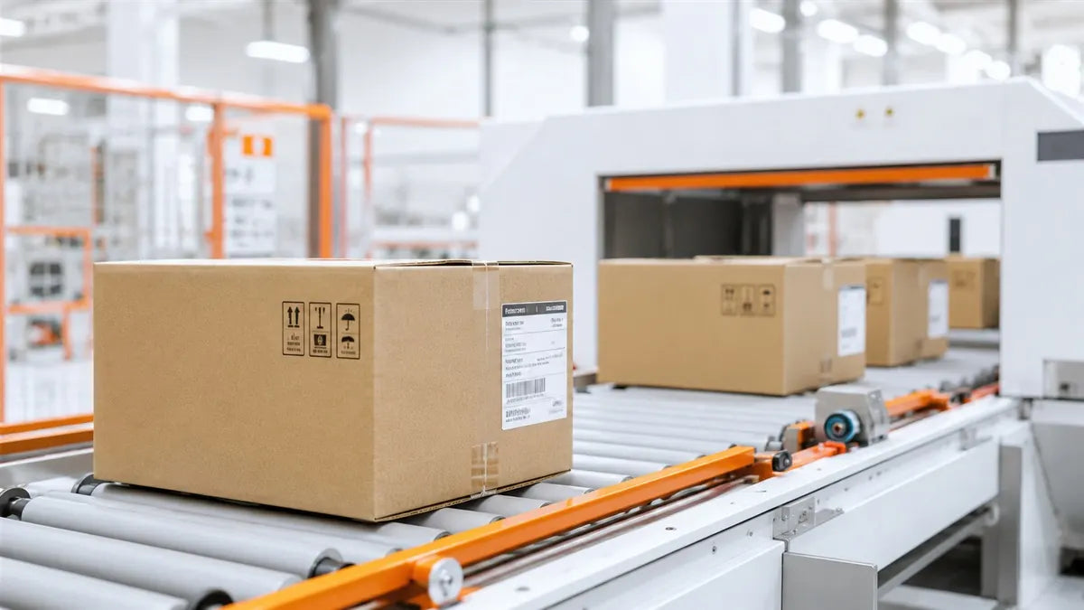 Conveyor and material processing line